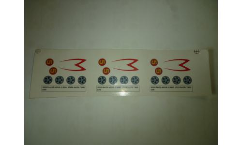 1/32 - Decalque Match Five Speed Racer